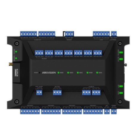 Hikvision DS-K2702WX-E1(P) Ajtóvezérlő 2 ajtóhoz; 2 irány; 4 Wiegand & 4 RS-485 olvasó
