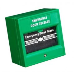   Hikvision DS-K7PEB/Green Üveglapos kézi jelzésadó beléptetőkhöz; zöld