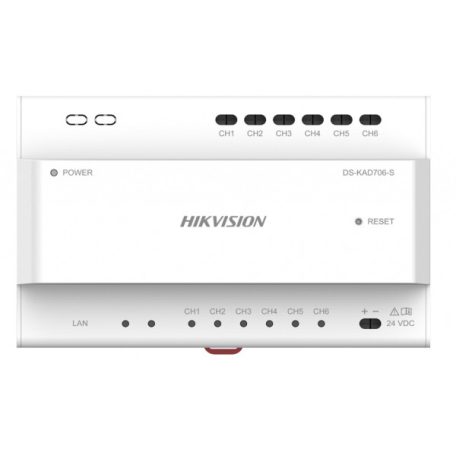 Hikvision DS-KAD706-S Disztribútor soroló egység kétvezetékes IP kaputelefon-rendszerhez