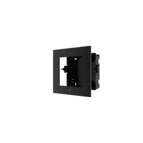 Hikvision DS-KD-ACF1/Black/EU BV Társasházi IP video-kaputelefon szerelőkeret süllyesztéshez; egymodulos verzió; fekete