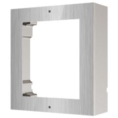   Hikvision DS-KD-ACW1/S Társasházi IP video-kaputelefon szerelőkeret felületre; 1 modulos verzió; rozsdamentes acél