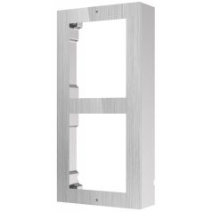   Hikvision DS-KD-ACW2/S Társasházi IP video-kaputelefon szerelőkeret felületre; kétmodulos verzió; rozsdamentes acél