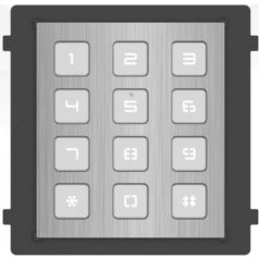   Hikvision DS-KD-KP/S Társasházi IP video-kaputelefon kültéri billentyűzet/tasztatúra modulegység; rozsdamentes acél