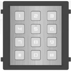   Hikvision DS-KD-KP/S Társasházi IP video-kaputelefon kültéri billentyűzet/tasztatúra modulegység; rozsdamentes acél