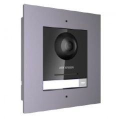   Hikvision DS-KD8003-IME1/Flush/EU IP video-kaputelefon kültéri főegység; süllyesztő kerettel; 48 V PoE
