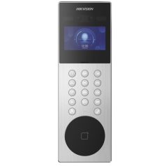   Hikvision DS-KD9203-ME6 Társasházi IP video-kaputelefon kültéri egység; arcfelismerés/kártyaolvasó; 4.3" LCD kijelzővel; fém