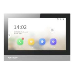   Hikvision DS-KH8380-WTE1 IP video-kaputelefon beltéri egység; 7" LCD kijelző; 1024x600 felbontás; WiFi; PoE