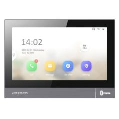   Hikvision DS-KH8381-TE1 IP video-kaputelefon beltéri egység; 7" IPS kijelző; 1024x600 felbontás; PoE