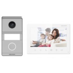   Hikvision DS-KIS101-P/Flush Analóg video-kaputelefon szett kültéri egységgel; kétvezetékes; süllyeszthető