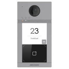   Hikvision DS-KV8113-WME1 (C) Egylakásos IP video-kaputelefon kültéri egység; kártyaolvasóval; IR-megvilágítás; WiFi; 12 VDC/PoE
