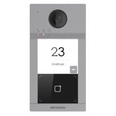   Hikvision DS-KV8113-WME1/Flush (C) Egylakásos IP video-kaputelefon kültéri egység; kártyaolvasóval; IR-megvilágítás; WiFi; 12 VDC/PoE