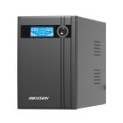 Hikvision DS-UPS2000/GER Szünetmentes tápegység;2000 VA/1200 W;LCD kijelző;2 db beépített akkumulátor 12V/9Ah;4db Schuko(DIN)