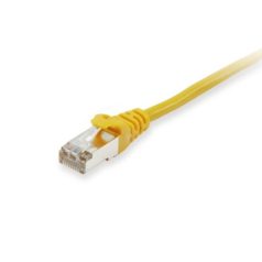   Equip EQUIP605560 SFTP patch kábel; cat6; LSOH; duplán árnyékolt; sárga; 1 m
