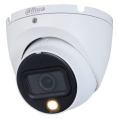   Dahua HAC-HDW1801TLM-IL-A-0280B-S2 8 MP Full-color HDCVI WDR fix IR/láthatófény dómkamera; SMDplus; mikrofon; koax audio