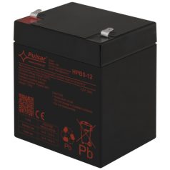   Pulsar HPB5-12 Akkumulátor 12V 5 Ah; HPB széria; T1 (F1) csatlakozó