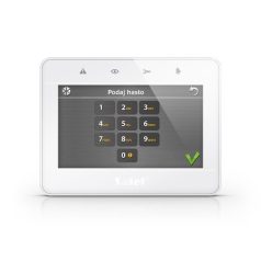   Satel INT-TSG-W 4.3" érintőképernyős kezelő; fehér