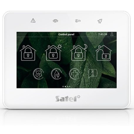 Satel INT-TSG2-W 4,3" érintőképernyős kezelő; fehér