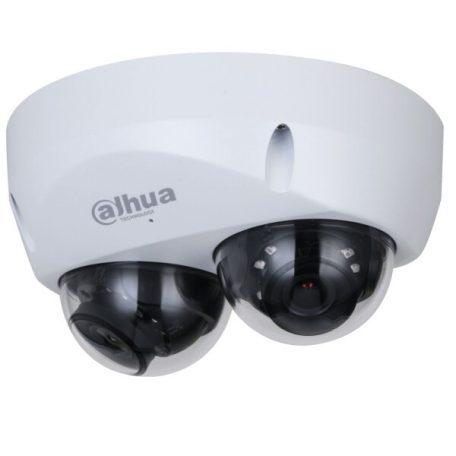 Dahua IPC-HDBW5441F-AS-E2-0360B 2 x 4  MP WizMind Dual-Directional IR IP dómkamera; SMD 3.0; hang I/O; riasztás I/O