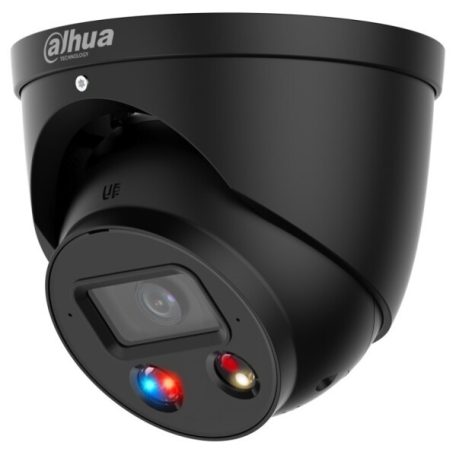 Dahua IPC-HDW3849H-AS-PV-0280B-S4-B 8 MP WizSense Full-color WDR fix IR/láthatófény IP dómkamera; SMD4.0; fény- és hangriasztás; fekete