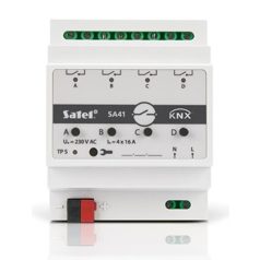   Satel KNX-SA 41 Univerzális kapcsoló KNX automatizálási rendszerhez; 4 relé kimenet