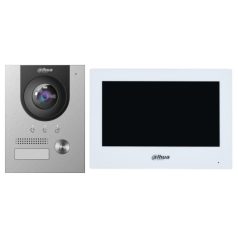   Dahua KTD02(F) Kétvezetékes IP video-kaputelefon szett; VTO2202F-L + VTH2622GW-W; süllyeszthető kivitel