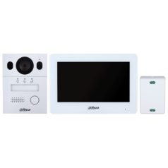   Dahua KTX01(S) Kétvezetékes hibrid video-kaputelefon szett; VTO2003F + VTH5123H-W + VTNC1003C; felületre szerelhető