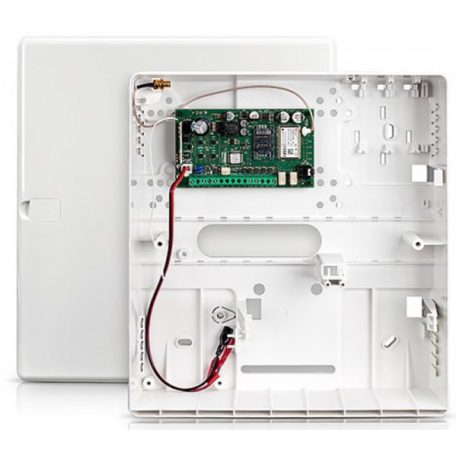 Satel MICRA Riasztóközpont; SMS/GPRS kommunikátor; OPU-4P műanyag házzal és ANT-OBU-Q antennával