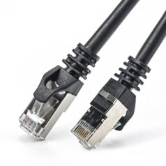   Nestron NCN-P1C6SF-1CLSBK S/FTP patch kábel; Cat6; LSOH/LSZH; réz; fekete; 1 m