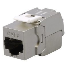   Nestron NPN-KEY-1C6SF-180WT Keystone STP csatlakozó; Cat6; 180°; szerszám nélkül szerelhető