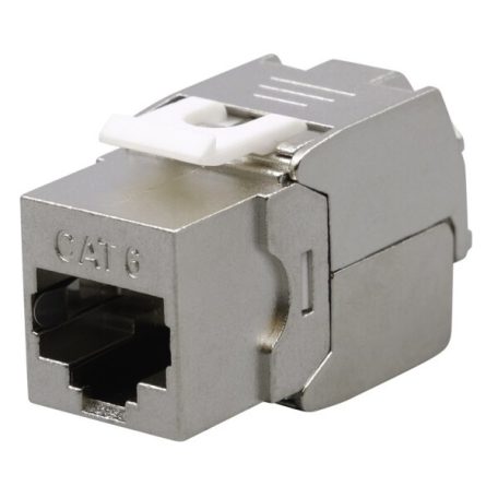 Nestron NPN-KEY-1C6SF-180WT Keystone STP csatlakozó; Cat6; 180°; szerszám nélkül szerelhető