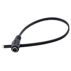   Nestron NPP-DC1F DC tápcsatlakozó 25cm kábelen; anya; 5,5/2,1mm
