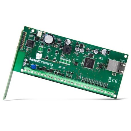Satel PERFECTA-IP 32-WRL Riasztóközpont alaplap; 8-32 zóna; beépített Ethernet kommunikátor; vezeték nélküli vevőegység