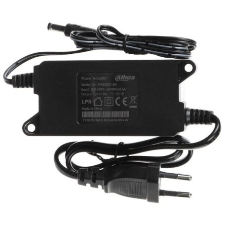 Dahua PFM320D-EN 12VDC 2A tápegység; asztali kivitel