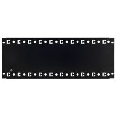   Pulsar RADIN 4U szerelőlemez; rack 19” szekrénybe építhető; DIN-TH35-24xS sínnel