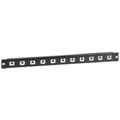   Pulsar RAOK-1T 19" kábel rendező panel; 1U; vízszintes; sík; fém