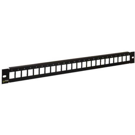 Pulsar RAP-RJ45 19" keystone patch panel; 24 port; árnyékolatlan