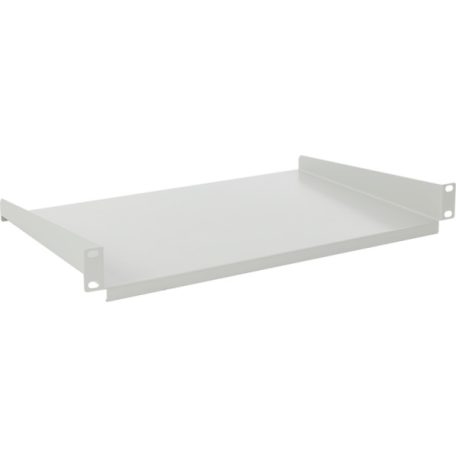Pulsar RAPD1-G 19" 1U fix polc; 440x300mm; 400-1000mm mély szekrényekhez; szürke