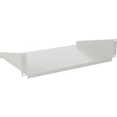  Pulsar RAPD2-G 19" 2U fix polc; 440x300mm; 400-1000mm mély szekrényekhez; szürke
