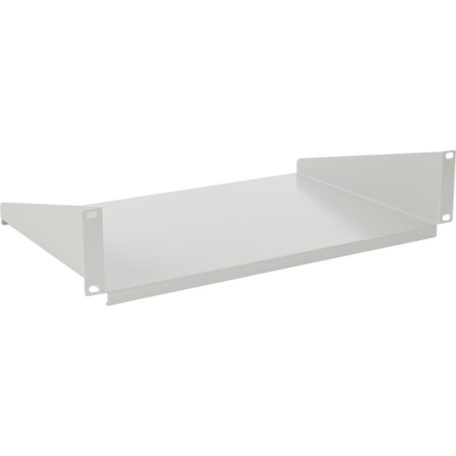 Pulsar RAPD2-G 19" 2U fix polc; 440x300mm; 400-1000mm mély szekrényekhez; szürke
