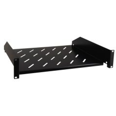   Pulsar RAPD600 19" 2U fix polc; 445x315mm; 450-1000mm mély szekrényekhez