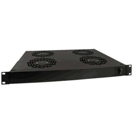 Pulsar RAWP-1 19" ventilátor panel; 1U; 4 ventilátor