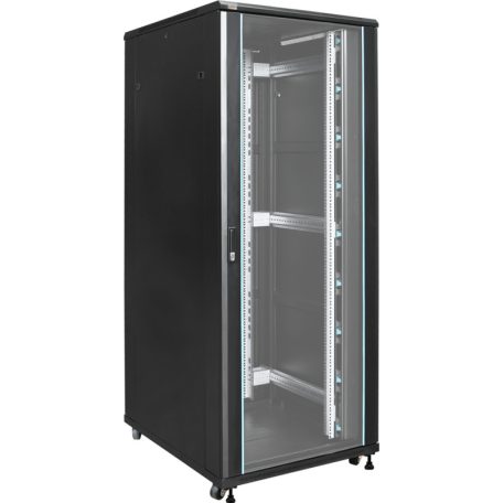Pulsar RS4281 19" 42U 800x1000 álló rack szekrény; lapra szerelt; fekete