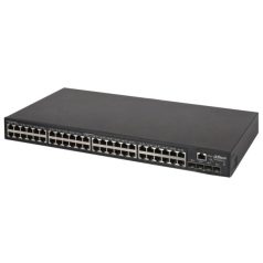   Dahua S5500-48GT4XF-E-V2 52 portos központi switch; 48 Gbit / 4 10Gbit SFP uplink port; menedzselhető