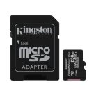 Kingston SDCS2/256GB 256GB microSD kártya; microSDXC; UHS-I Speed Class; U3; V30; adapterrel