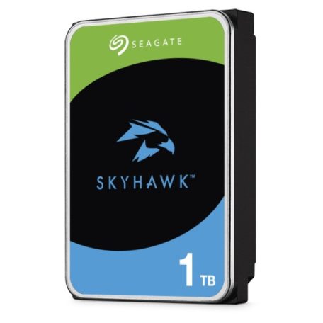 Seagate ST1000VX013 SkyHawk; 1 TB biztonságtechnikai merevlemez; 256 MB cache; 24/7 alkalmazásra