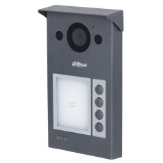   Dahua VTO3311Q-WP Négylakásos IP video-kaputelefon kültéri egység; kártyaolvasóval; IR-megvilágítás; wifi; 12 VDC/PoE