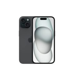 Apple iPhone 15 128GB mobiltelefon, fekete, 3 év garancia